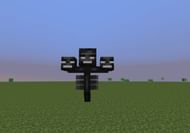 Wither floating around (Image via minecraftpocketedition.wikia.com)
